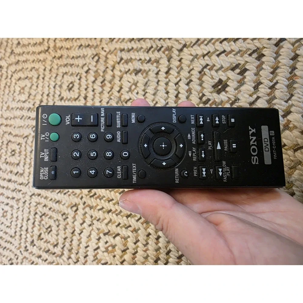 SONY Original DVD Player Remote Control for DVP-SR510H Genuine RMT-D197A Tested